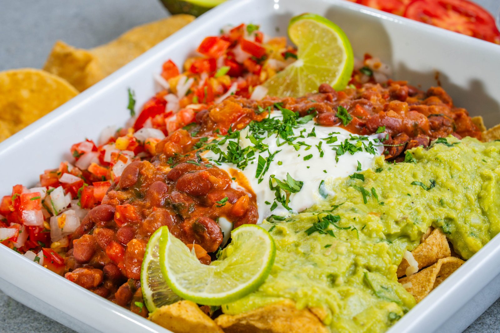 Nachos o Papas Vegetariano