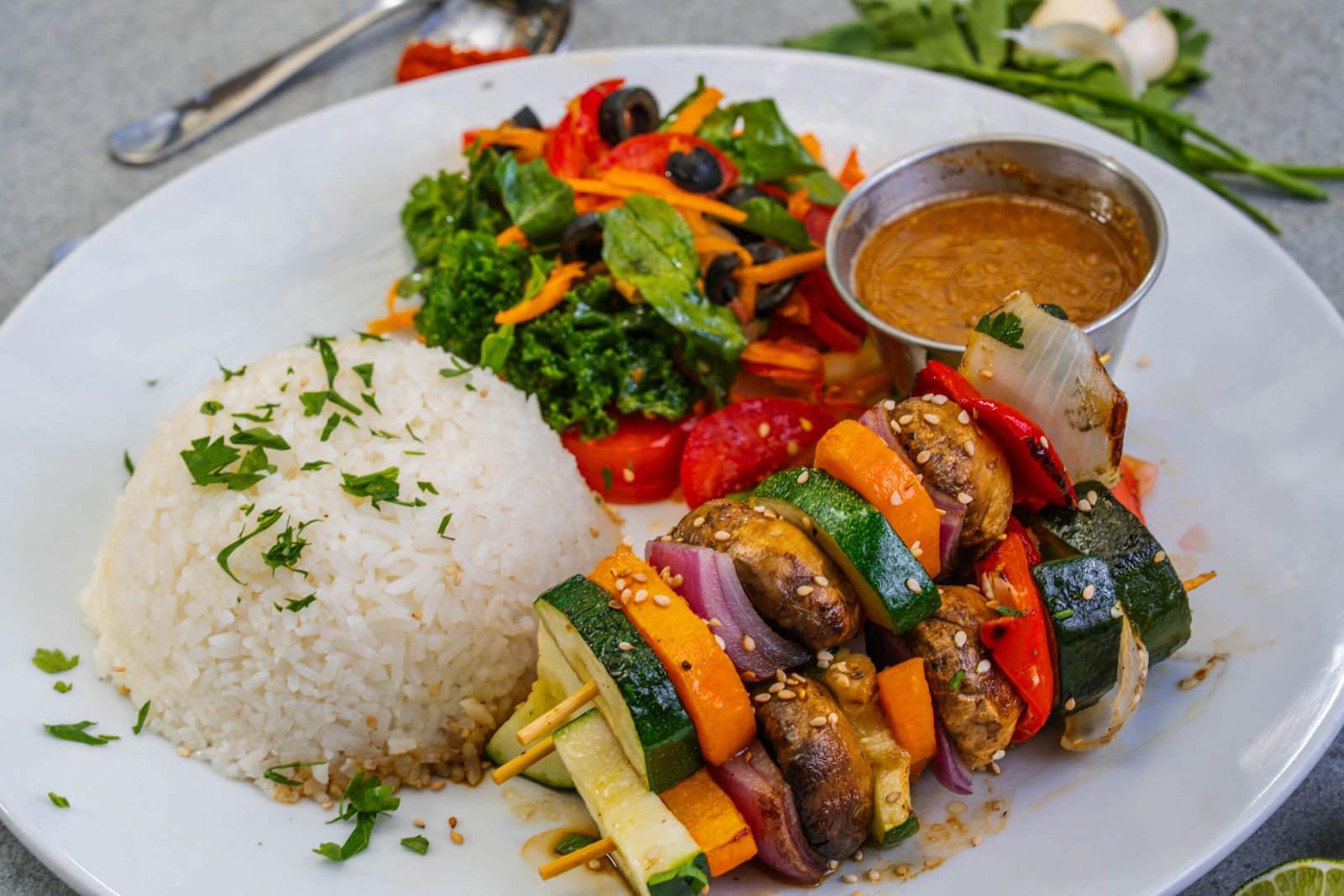 Pinchos Satay / Satay kebabs