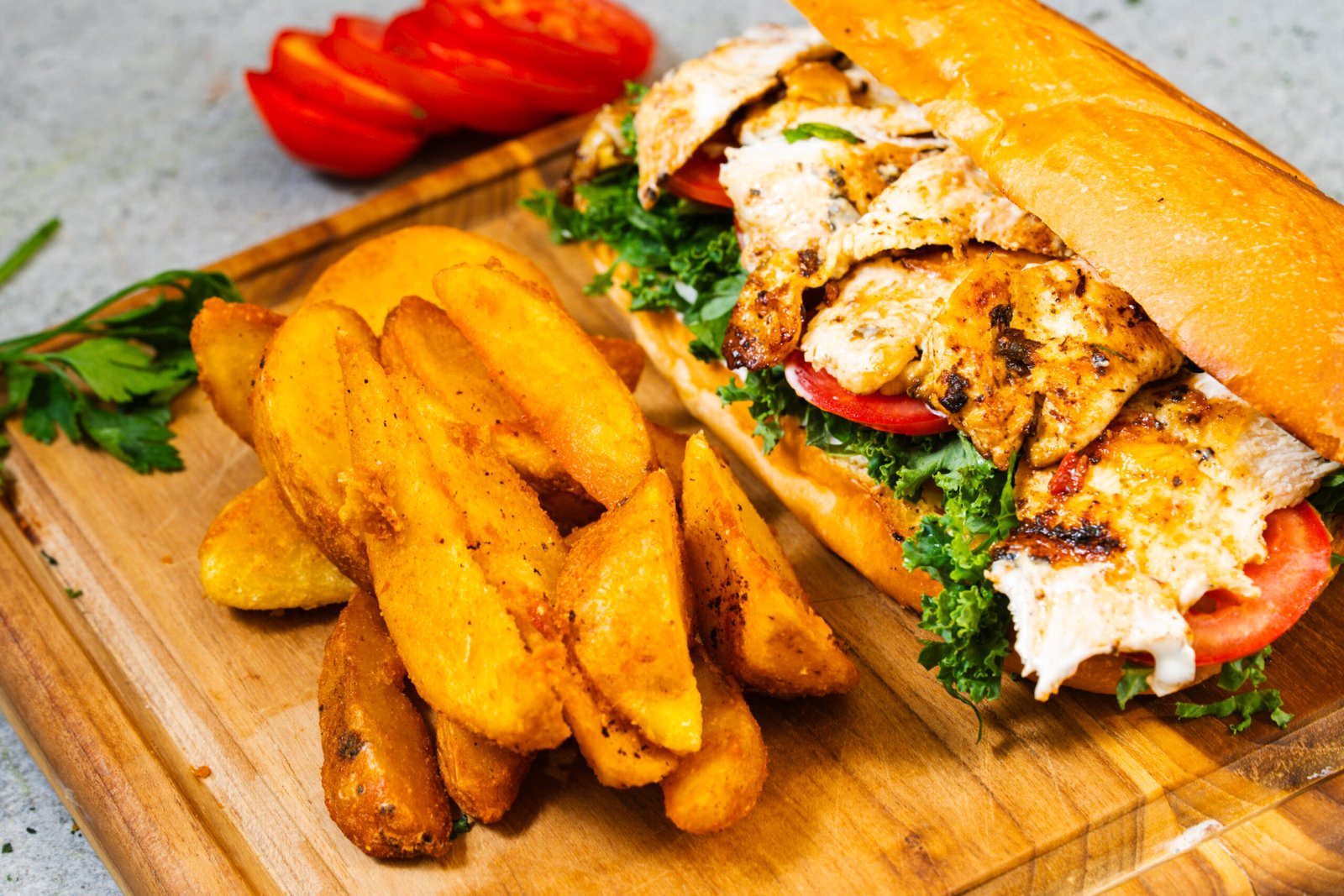 Sandwich de Pollo con Limon y Cilantro | Chicken sandwich with lemon and coriander